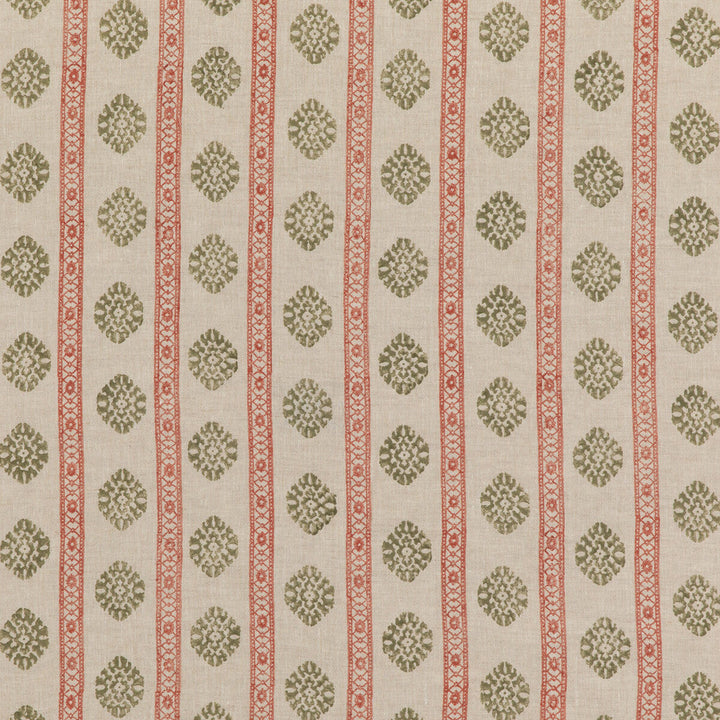 Alma Red/Green by G P & J Baker Fabric G P & J Baker Fabric Alma Red/GreenFabric COROMANDEL SMALL PRINTS LINEN - 100% India </p><p>Repeat: H: 7.683, V: 3.94 53.978 - Fabric Carolina -