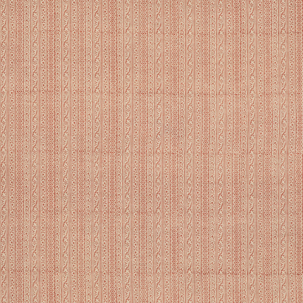 Cherbury Red by G P & J Baker Designer Fabric COROMANDEL SMALL PRINTS LINEN - 100% India Horizontal: 2.955 and Vertical: 5.91 53.978 - Swanky Fabrics -