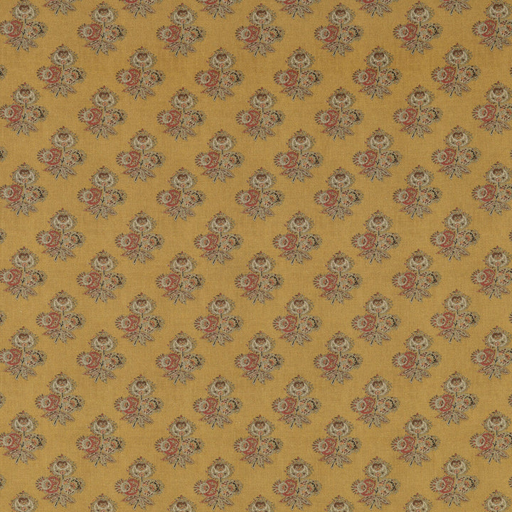 Poppy Paisley Ochre by G P & J Baker Designer Fabric COROMANDEL SMALL PRINTS VISCOSE - 82%;LINEN - 18% United Kingdom Horizontal: 5.4372 and Vertical: 5.91 54.372 - Swanky Fabrics -
