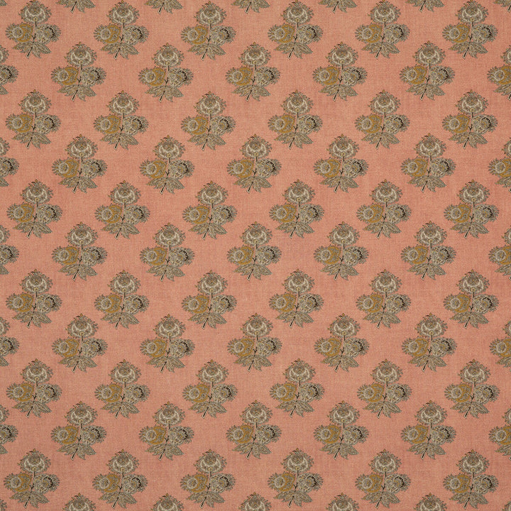 Poppy Paisley Blush by G P & J Baker Designer Fabric COROMANDEL SMALL PRINTS VISCOSE - 82%;LINEN - 18% United Kingdom Horizontal: 5.4372 and Vertical: 5.91 54.372 - Swanky Fabrics -