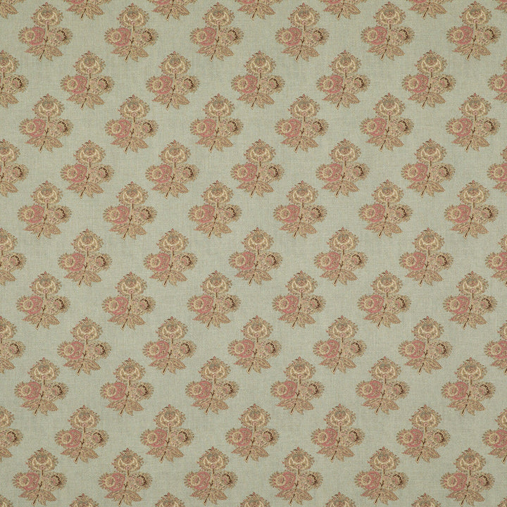 Poppy Paisley Aqua by G P & J Baker Designer Fabric COROMANDEL SMALL PRINTS VISCOSE - 82%;LINEN - 18% United Kingdom - Horizontal: 5.4372 and Vertical: 5.91 54.372 - Swanky Fabrics -