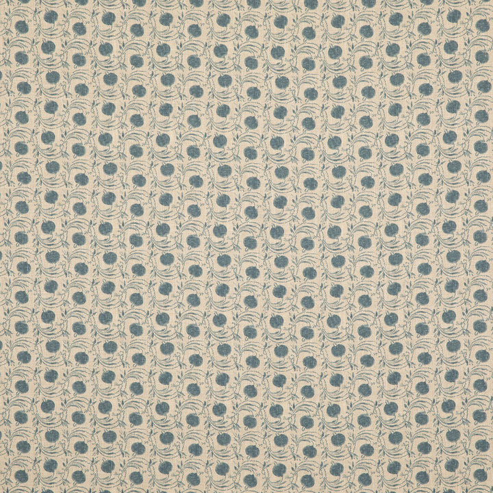 Seed Pod Blue by G P & J Baker Designer Fabric COROMANDEL SMALL PRINTS VISCOSE - 67%;LINEN - 33% United Kingdom - Horizontal: 3.8612 and Vertical: 5.91 54.372 - Swanky Fabrics -