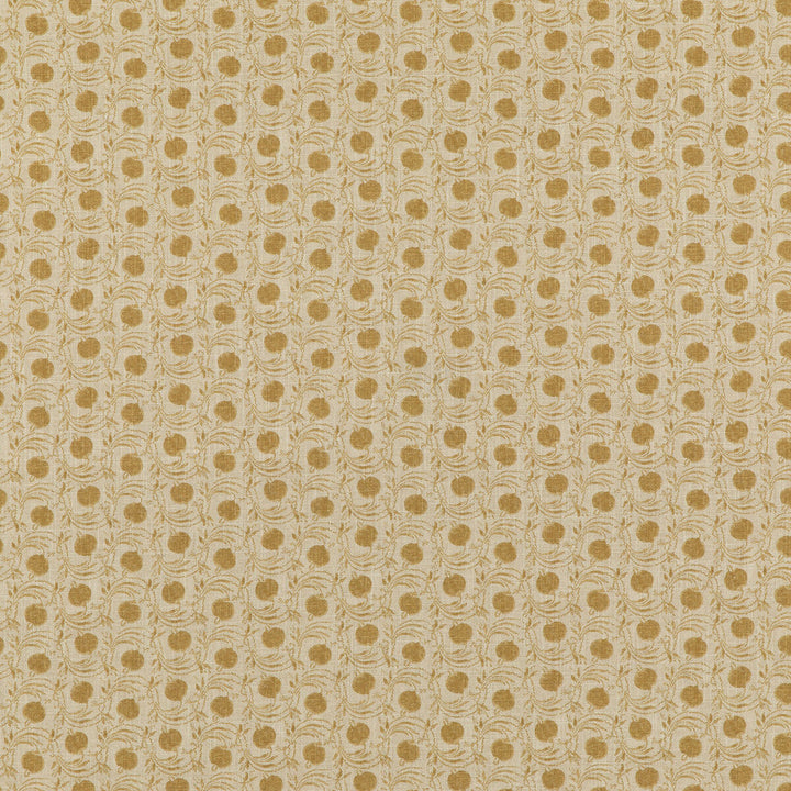 Seed Pod Ochre by G P & J Baker Designer Fabric COROMANDEL SMALL PRINTS VISCOSE - 67%;LINEN - 33% United Kingdom Horizontal: 3.8612 and Vertical: 5.91 54.372 - Swanky Fabrics -