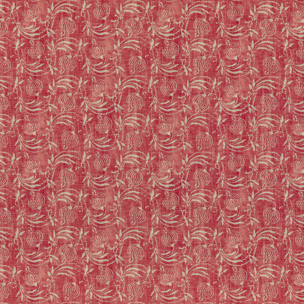 Pomegranate Red by G P & J Baker Designer Fabric COROMANDEL SMALL PRINTS VISCOSE - 67%;LINEN - 33% United Kingdom Horizontal: 7.7618 and Vertical: 17.336 54.372 - Swanky Fabrics -