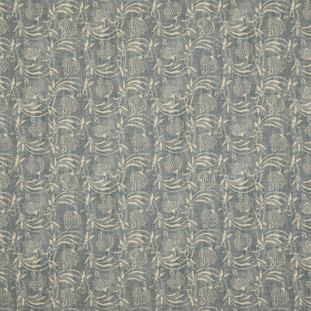 Pomegranate Denim by G P & J Baker Designer Fabric COROMANDEL SMALL PRINTS VISCOSE - 67%;LINEN - 33% United Kingdom Horizontal: 7.7618 and Vertical: 17.336 54.372 - Swanky Fabrics -