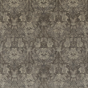 G P & J Baker Fabric Lapura Velvet Mole
