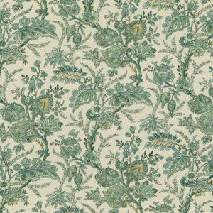 G P & J Baker Fabric Jewel Indienne Emerald