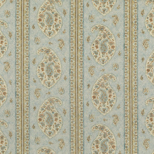G P & J Baker Fabric Coromandel Blue/Sand