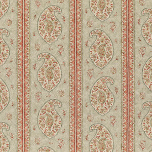 G P & J Baker Fabric Coromandel Green