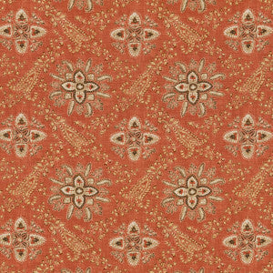 G P & J Baker Fabric Cashmira Red