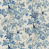 G P & J Baker Fabric Hydrangea Bird (Archive) Blue