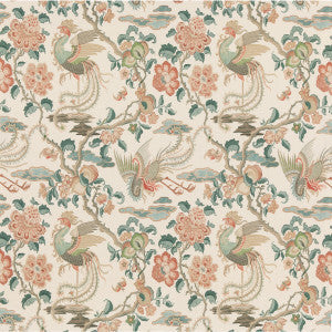 G P & J Baker Fabric Chifu Teal