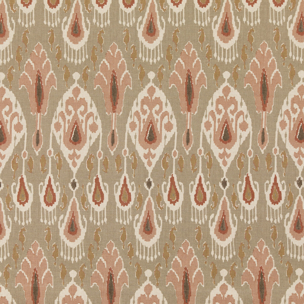 Ikat Bokhara Neutral by G P & J Baker Designer Fabric CHIFU VISCOSE - 49%;LINEN - 26%;COTTON - 17%;POLYESTER - 8% Thailand MEDIUM Horizontal: 10.244 and Vertical: 27.186 51.22 - Swanky Fabrics -