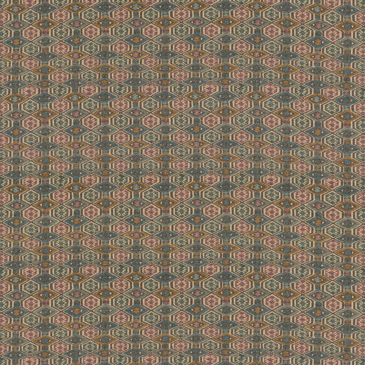 Balfour Teal by G P & J Baker Designer Fabric CHIFU VISCOSE - 82%;LINEN - 18% United Kingdom HEAVY Horizontal: 4.334 and Vertical: 6.698 53.978 - Swanky Fabrics -