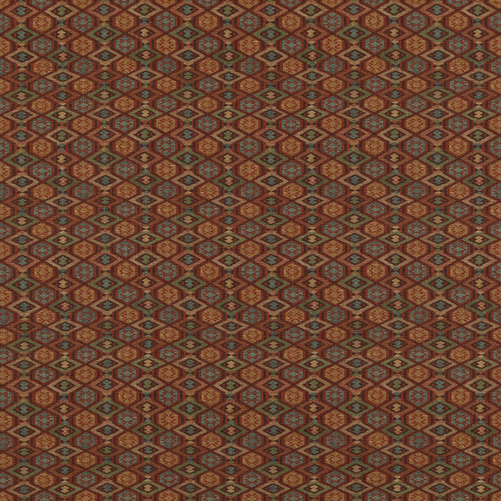 Balfour Red/Green by G P & J Baker Designer Fabric CHIFU VISCOSE - 82%;LINEN - 18% United Kingdom HEAVY Horizontal: 4.334 and Vertical: 6.698 53.978 - Swanky Fabrics -