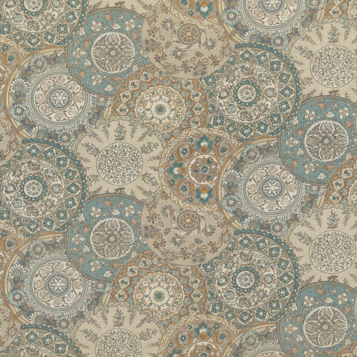 Imari Soft Blue by G P & J Baker Designer Fabric CHIFU VISCOSE - 67%;LINEN - 33% United Kingdom HEAVY Horizontal: 53.978 and Vertical: 24.428 53.978 - Swanky Fabrics -