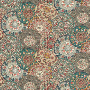 G P & J Baker Fabric Imari Teal