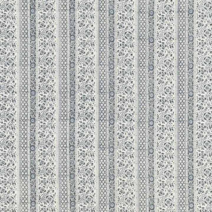 Tillington Blue by G P & J Baker Designer Fabric PORTOBELLO LINEN - 100% India Horizontal: 6.895 and Vertical: 4.728 55.16 - Swanky Fabrics -