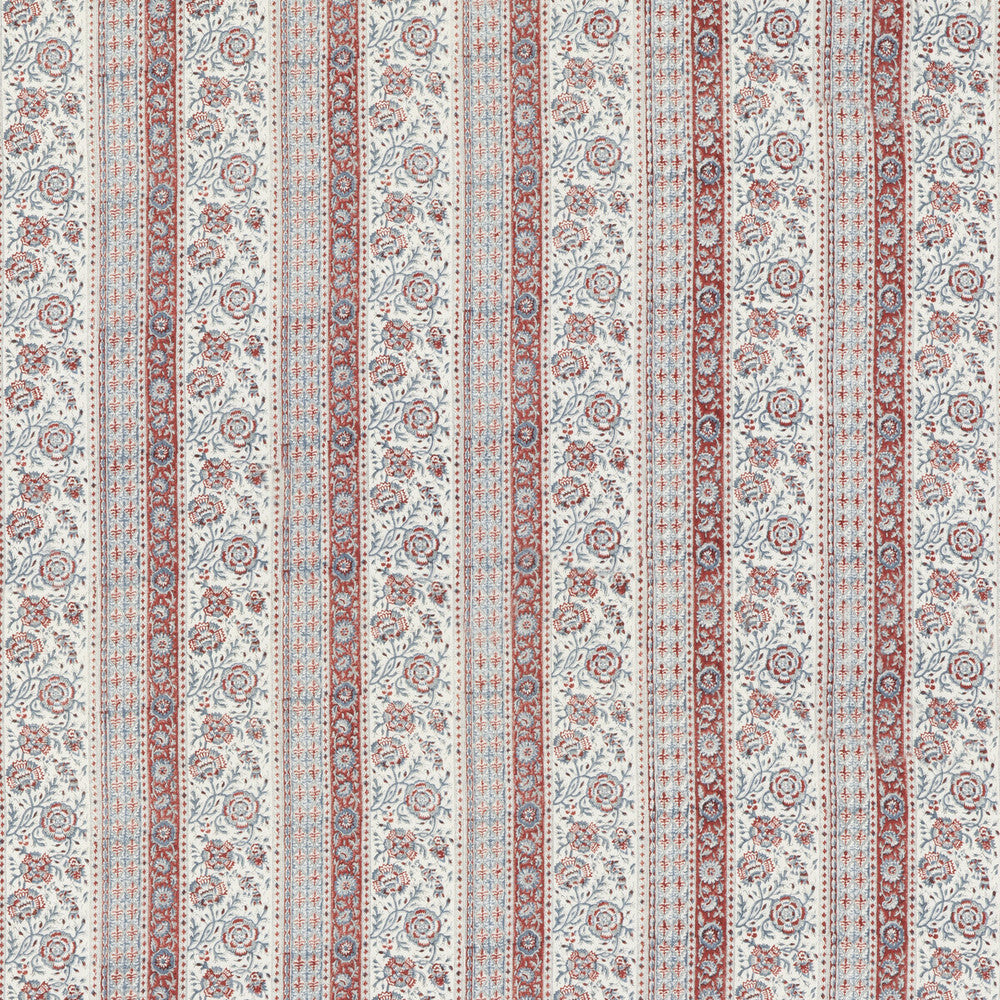 Tillington Red/ Blue by G P & J Baker Fabric G P & J Baker Fabric Tillington Red/ BlueFabric PORTOBELLO LINEN - 100% India </p><p>Repeat: H: 6.895, V: 4.728 55.16 - Fabric Carolina -