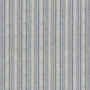 G P & J Baker Fabric Ebury Stripe Blue