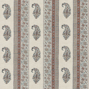 G P & J Baker Fabric Portobello Red/Blue