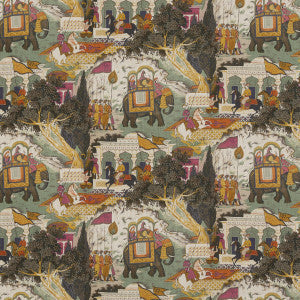 G P & J Baker Fabric Shalimar Aqua