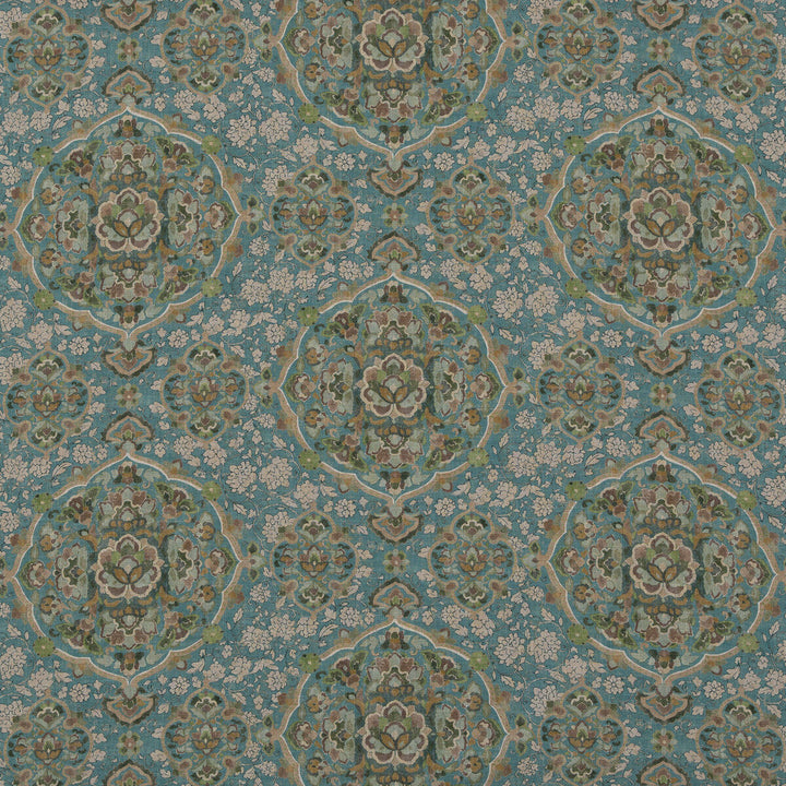 Kiana Teal by G P & J Baker Fabric G P & J Baker Fabric Kiana TealFabric CASPIAN VISCOSE - 67%;LINEN - 33% United Kingdom </p><p>Repeat: H: 16.942, V: 23.64 51.22 - Fabric Carolina -