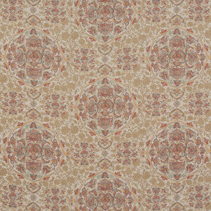 G P & J Baker Fabric Kiana Red/Aqua
