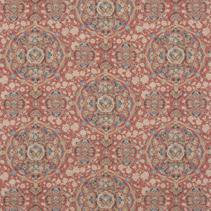 G P & J Baker Fabric Kiana Red/Blue