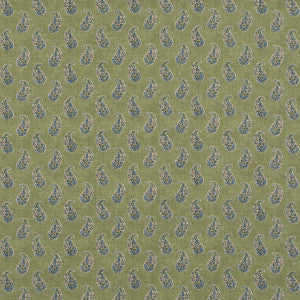 G P & J Baker Fabric Patola Paisley Emerald