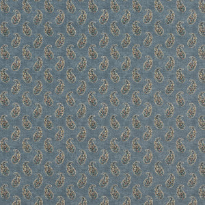 G P & J Baker Fabric Patola Paisley Blue
