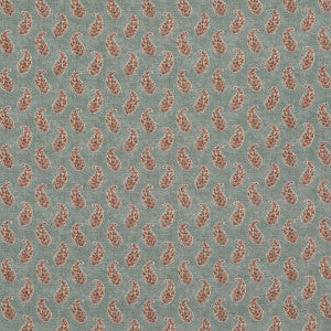 G P & J Baker Fabric Patola Paisley Aqua