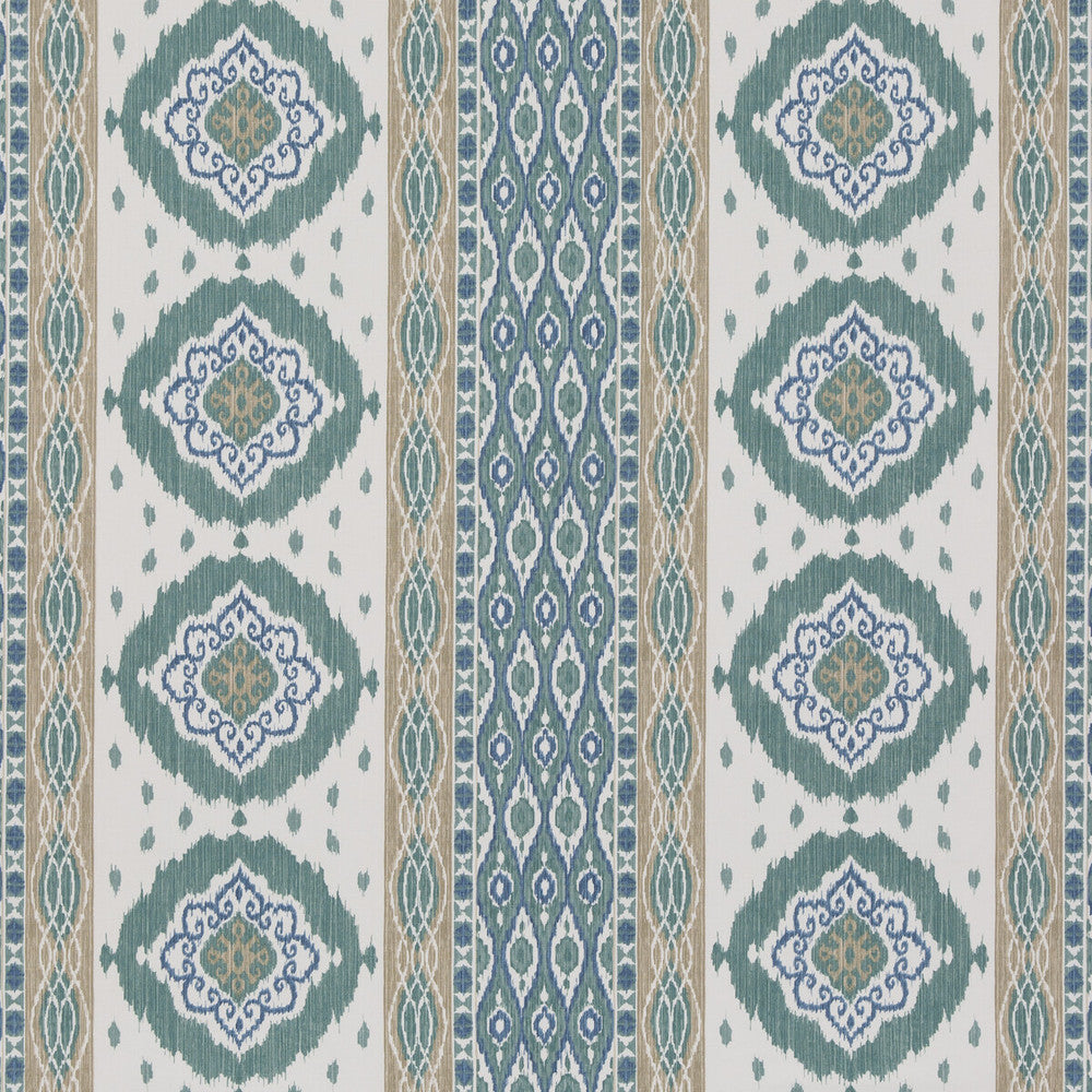 Crosby Aqua by G P & J Baker Fabric G P & J Baker Fabric Crosby AquaFabric CASPIAN COTTON - 60%;LINEN - 40% India </p><p>Repeat: H: 26.989, V: 12.608 53.978 - Fabric Carolina -