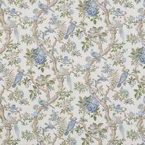 G P & J Baker Fabric Eltham Blue