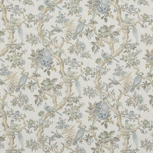 G P & J Baker Fabric Eltham Aqua