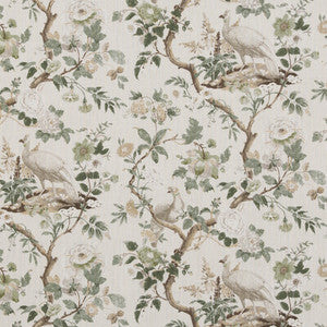 G P & J Baker Fabric Broughton Rose Green