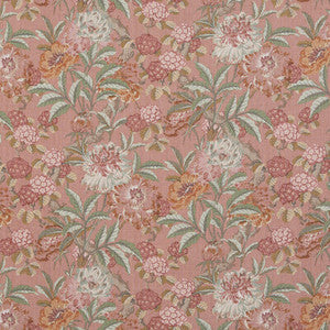 G P & J Baker Fabric Summer Peony Red