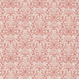G P & J Baker Fabric Fritillerie Cotton Coral