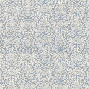 G P & J Baker Fabric Fritillerie Blue