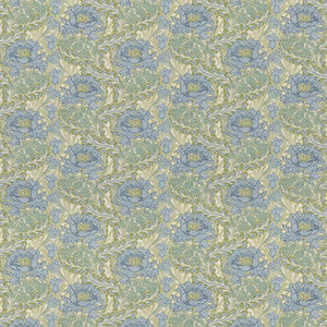 G P & J Baker Fabric Little Brantwood Blue/Green