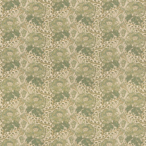 G P & J Baker Fabric Little Brantwood Green