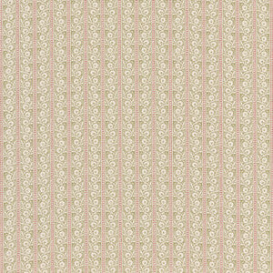 G P & J Baker Fabric Bibury Green/Red