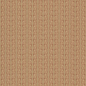G P & J Baker Fabric Bibury Red/Olive