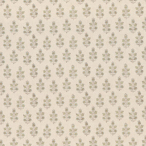 G P & J Baker Fabric Poppy Sprig Aqua