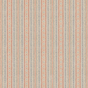 G P & J Baker Fabric Compton Indigo/Red