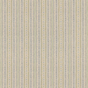 G P & J Baker Fabric Compton Green/Blue
