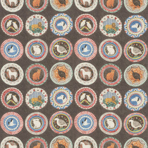 G P & J Baker Fabric Robina'S Dinner Party Cocoa BP11047.2.0