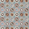 G P & J Baker Fabric Robina'S Dinner Party Teal BP11047.5.0