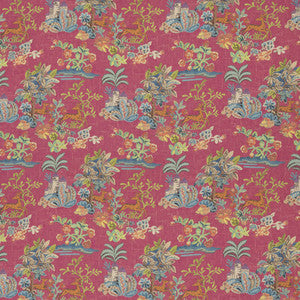 G P & J Baker Fabric Knight'S Tale Texture Fuchsia BP11048.1.0