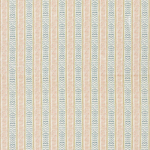G P & J Baker Fabric Wriggle Room Teal/Spice BP11050.5.0